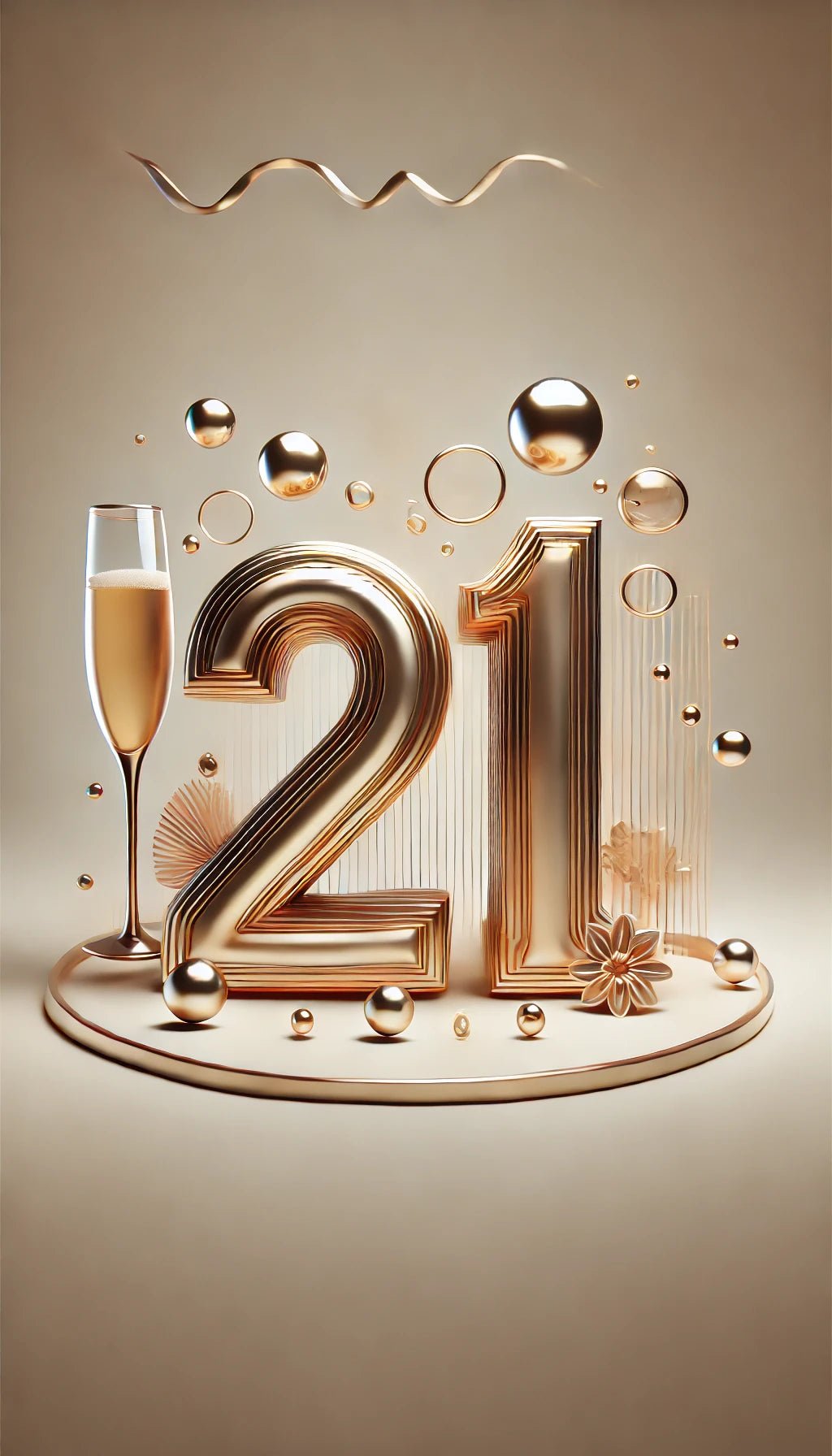 Intoxicated 21 Special Edition Birthday Greeting E-Card