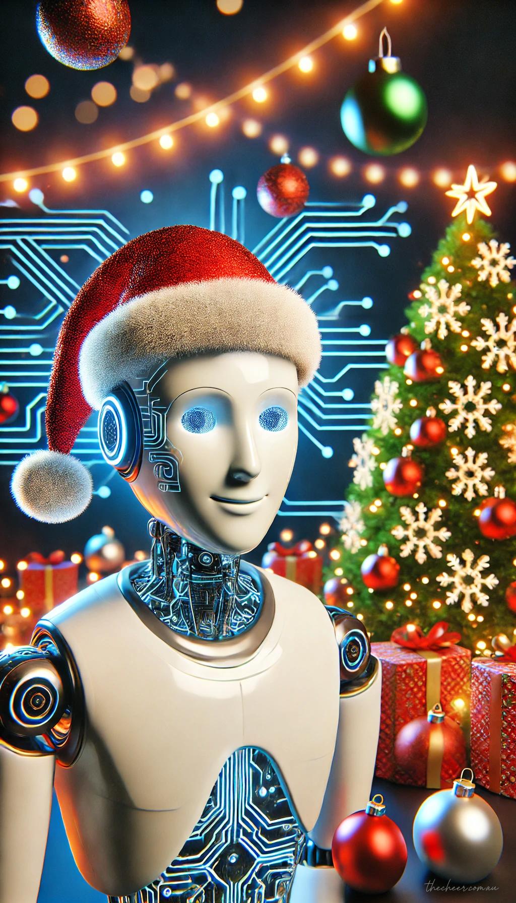 An AI Merry Christmas Greeting E-Card