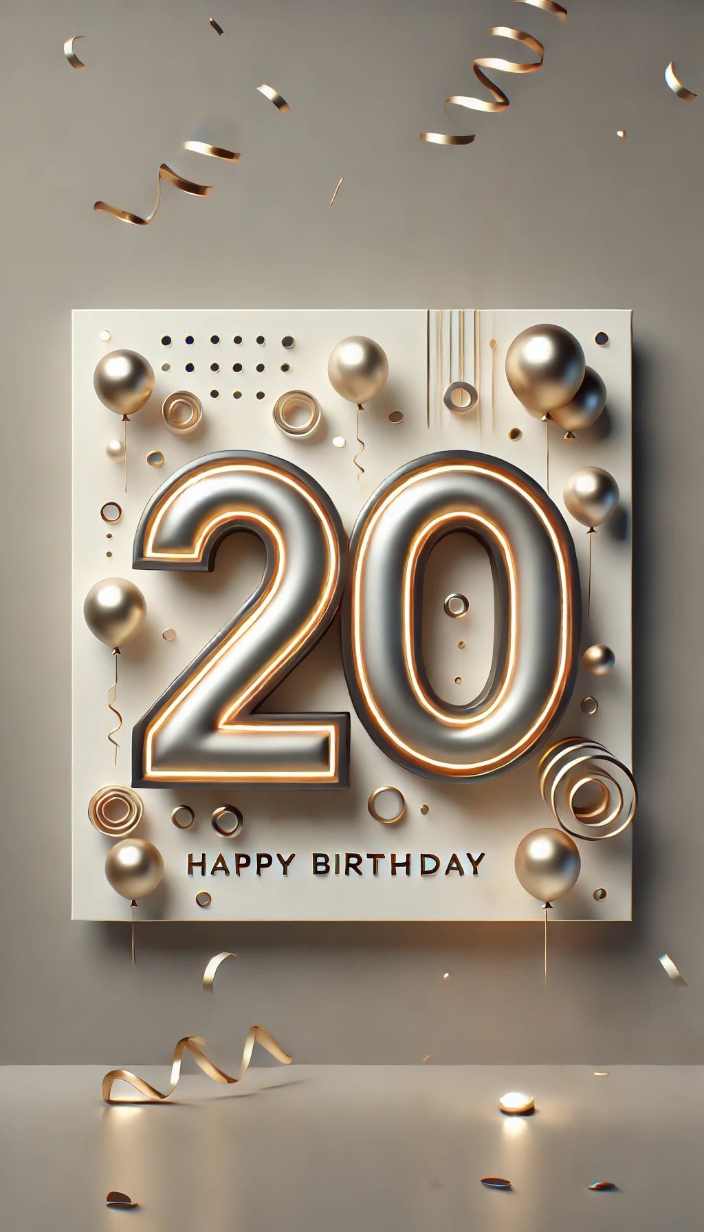 Intoxicated 20 Special Edition Greeting E-Card