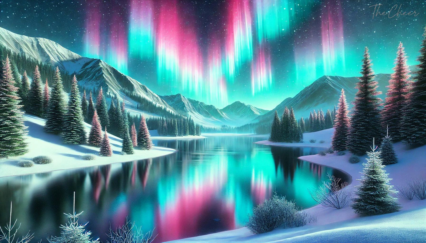 Pink Northern Lights