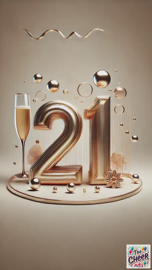 Intoxicated 21 Special Edition Birthday Greeting E-Card