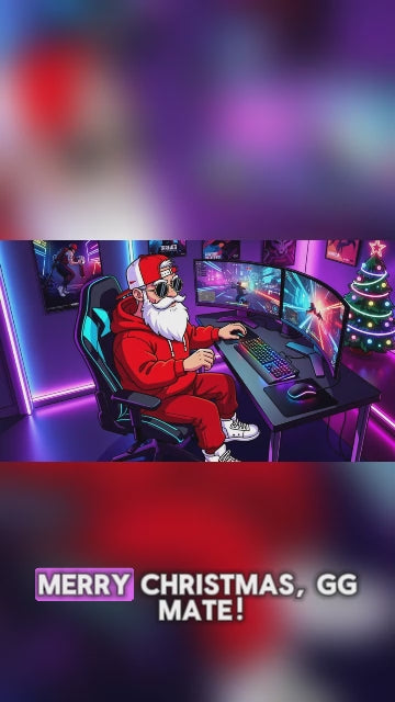 Gamers Christmas Video Card