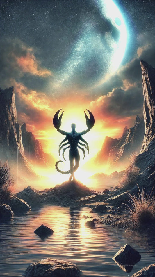 Scorpio Zodiac Birthday Digital Video E-Card: Fierce and Mysterious