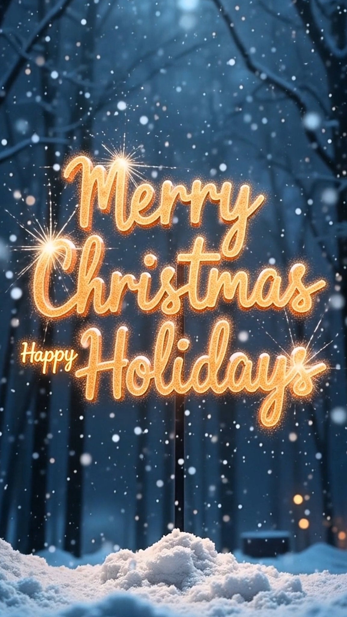 Merry Christmas Family Video Card